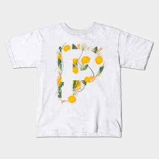 P flower Kids T-Shirt